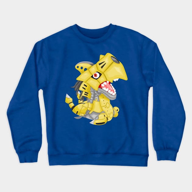 digimon chibi metalseadramon Crewneck Sweatshirt by DeeMON